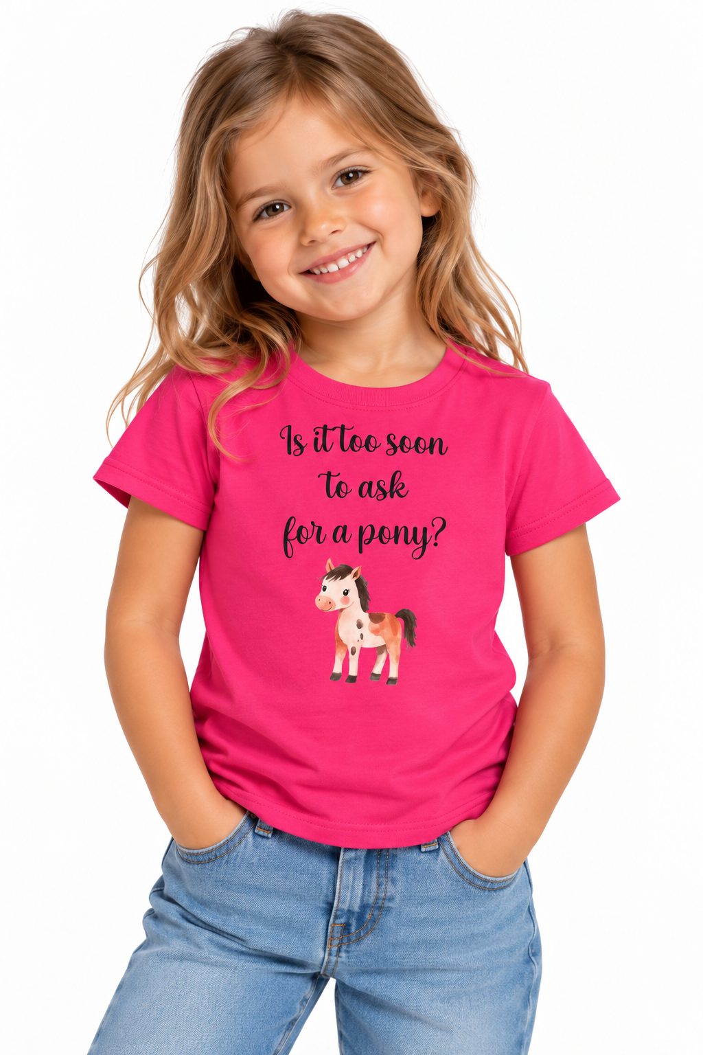 T-Shirt "Is it too soon to ask for a pony?"