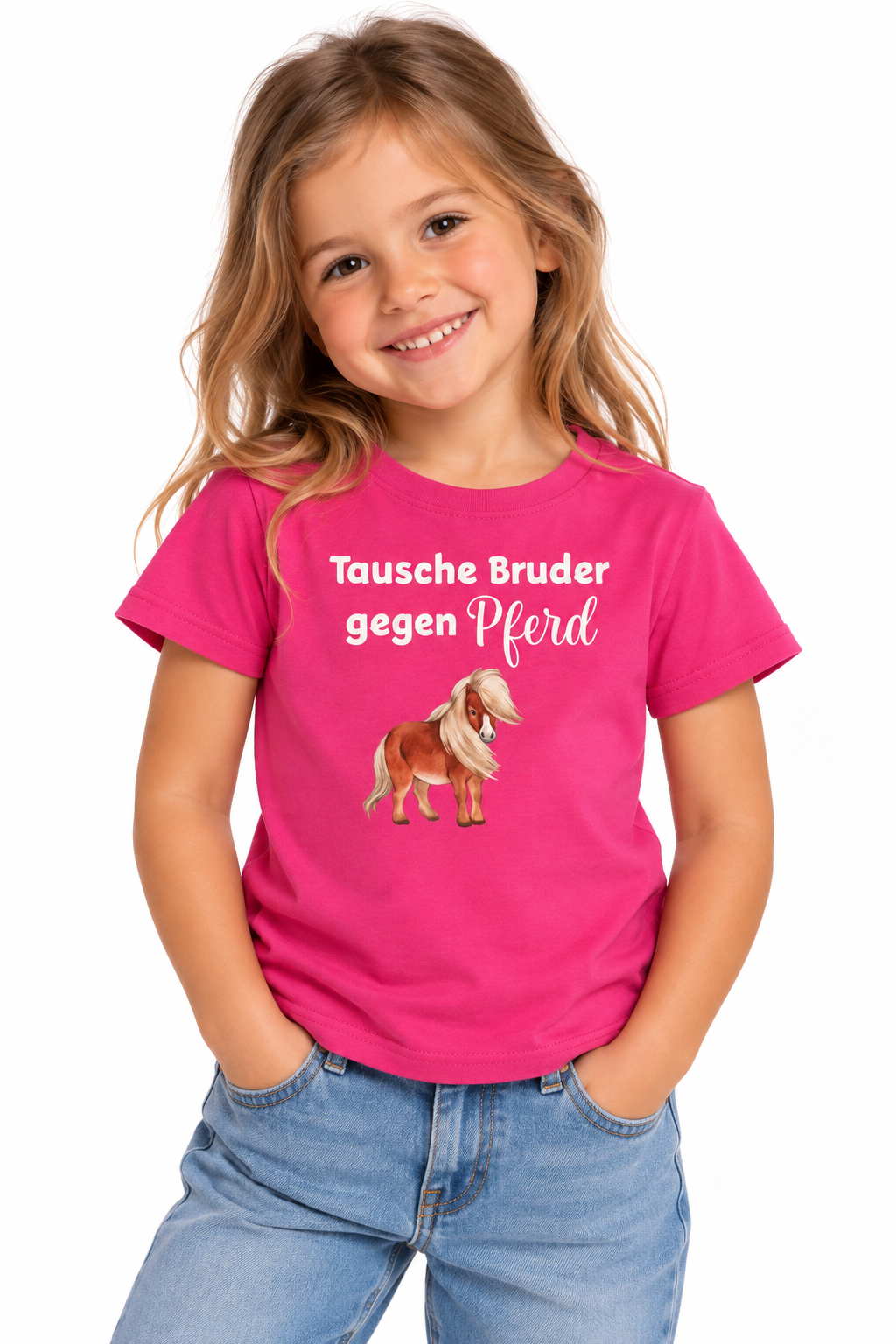 T-Shirt "Tausche Bruder gegen Pferd"
