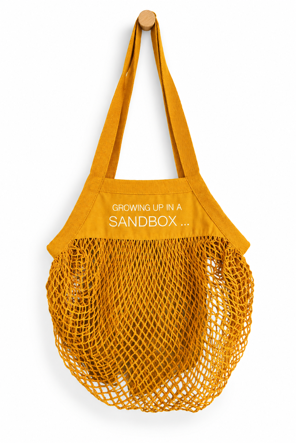 Netztasche-growing up in a sandbox