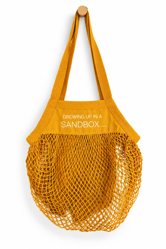 Netztasche-growing up in a sandbox