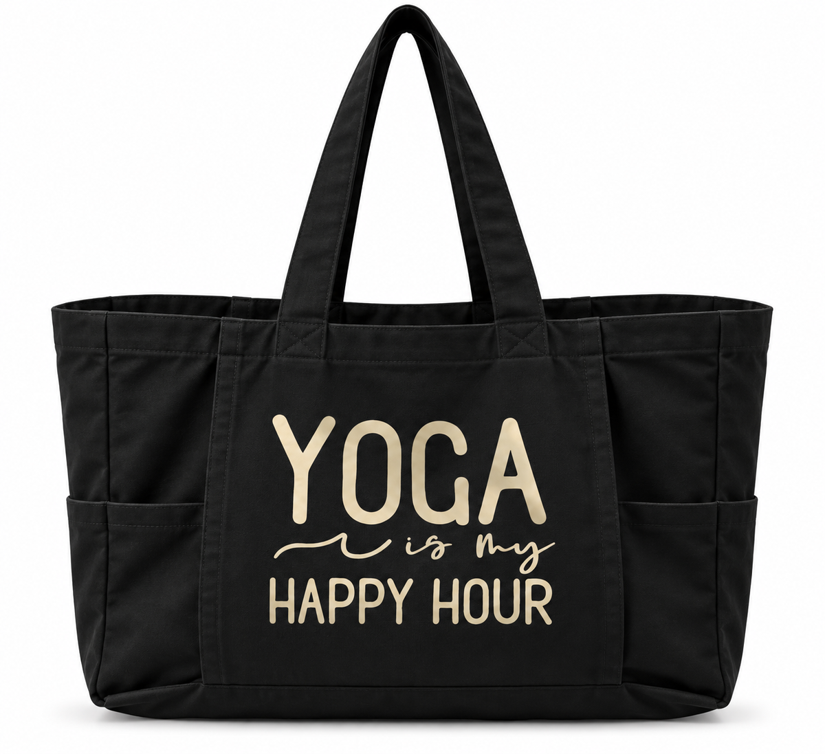 Yoga-Tasche - Yoga is my happy hour