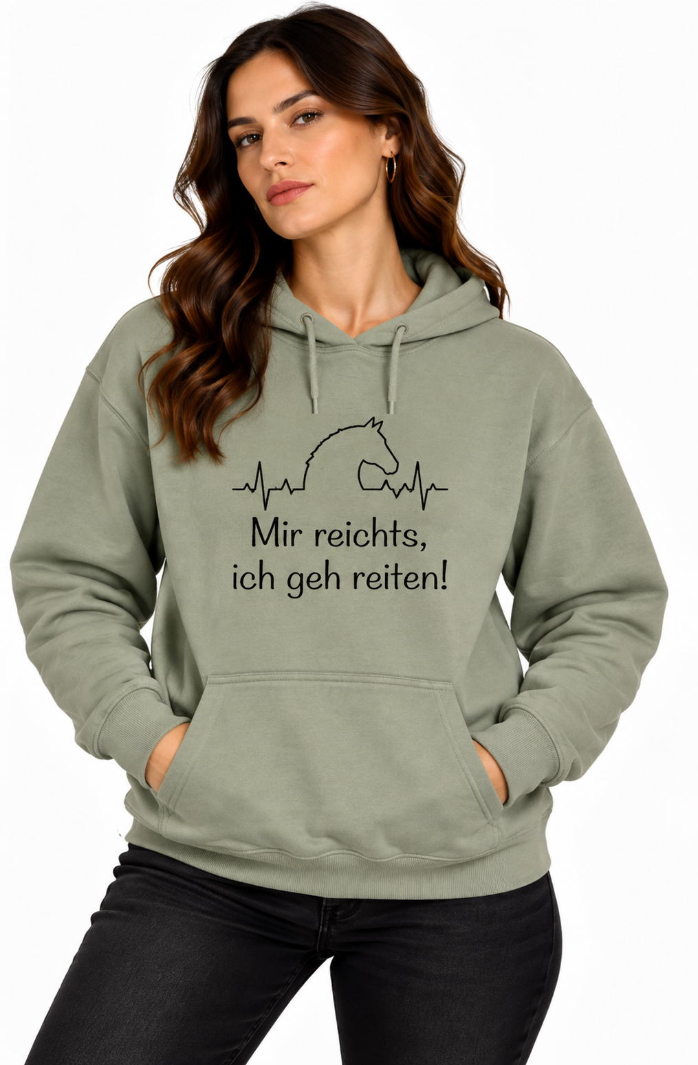 Hoodie "Mir reichts ich geh reiten"